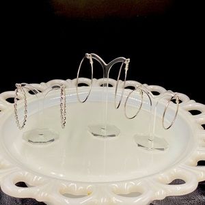 Hoop earring set N.W.T